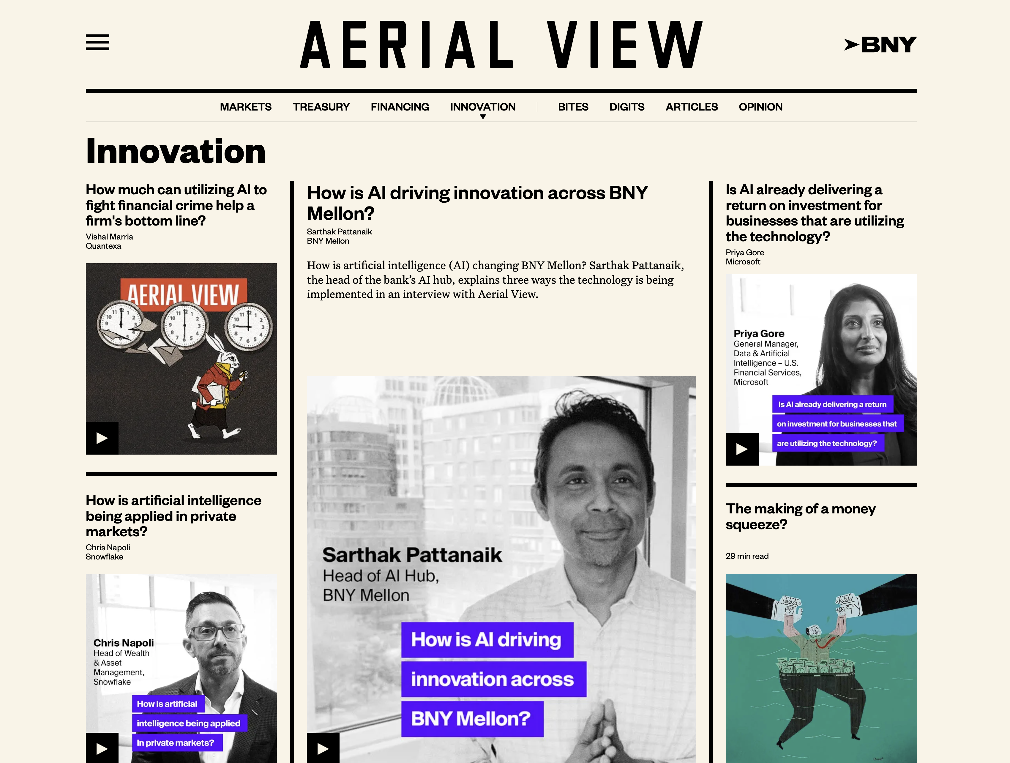 Bank of New York Mellon Aerial View website