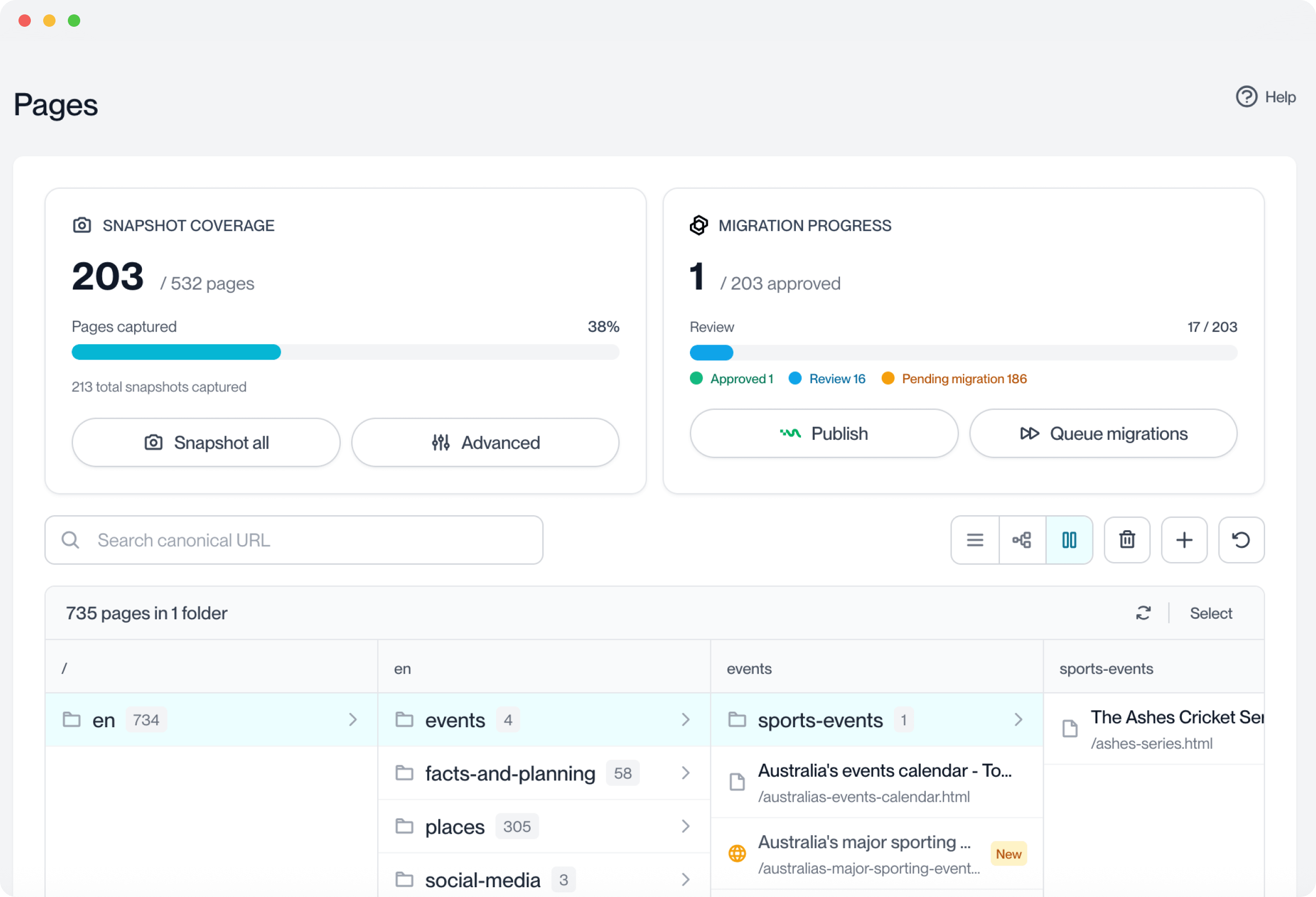 Migration Accelerator platform