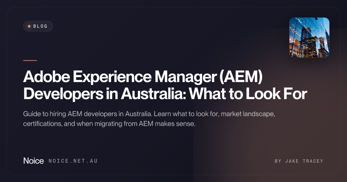 Adobe Experience Manager (AEM) Developers in Australia: What to Look ...